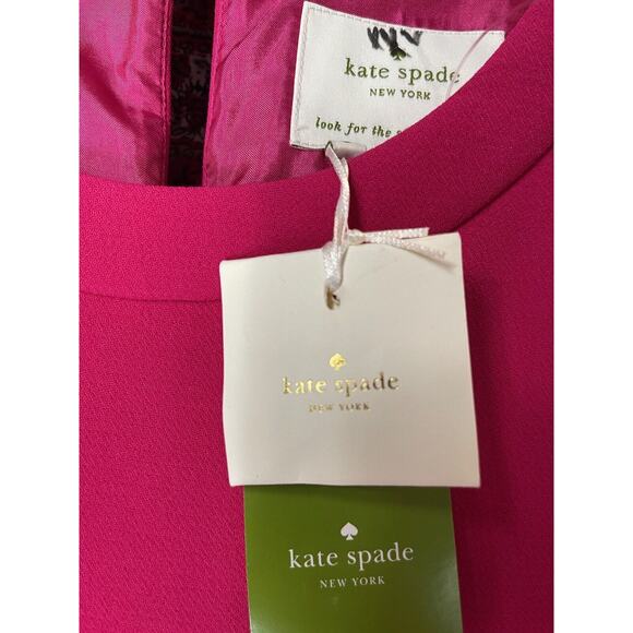 Kate Spade Women's Sweetheart Pink Fancy Meeting You Demi Dress Size 6 NEW - Picture 6 of 8